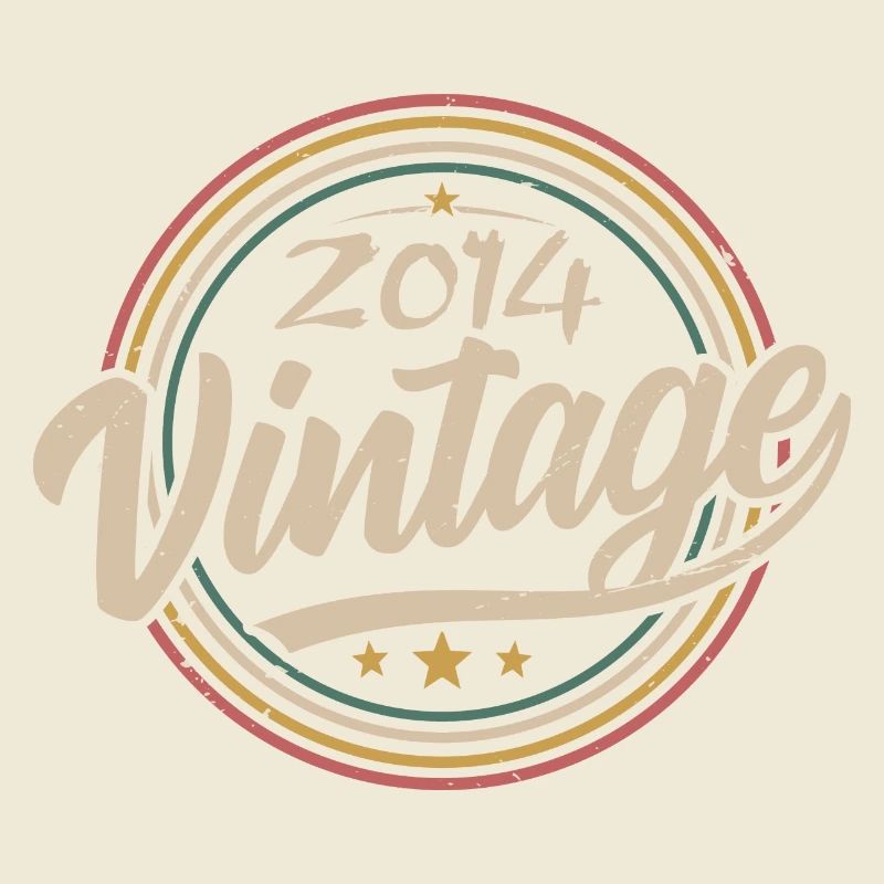 2014 Vintage 2014 Geburtstagsgeschenk - Retro Stil 2014