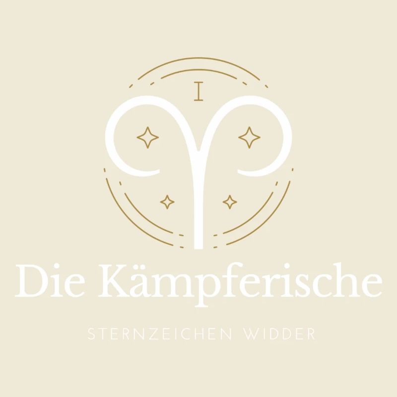 Widder Sternzeichen Logo Widder