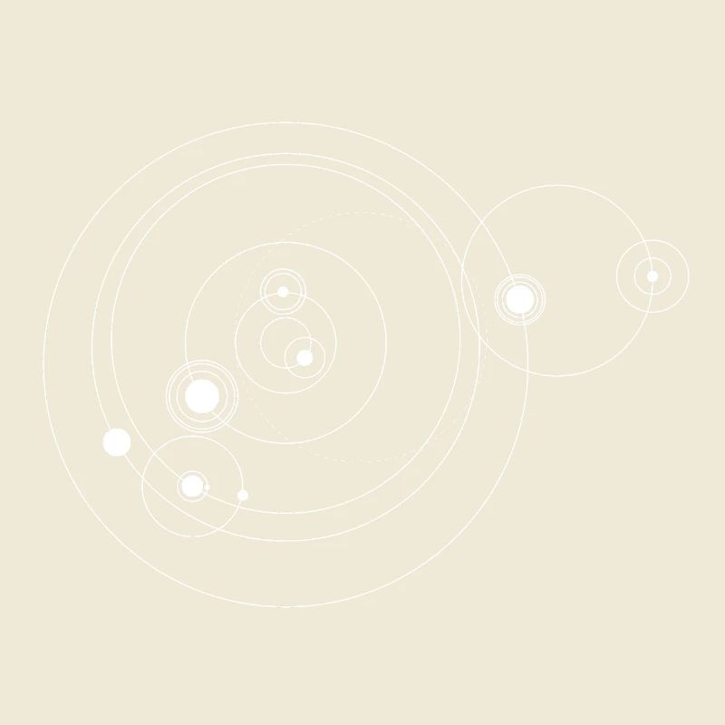 Solar system only (white)