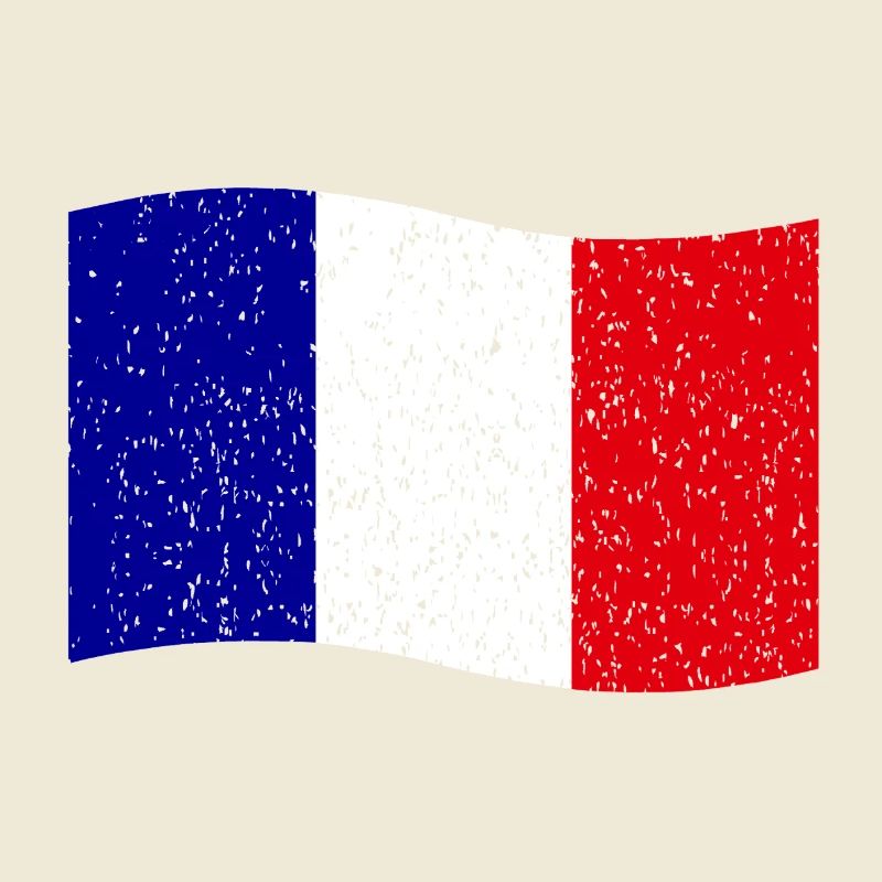 drapeau français vintage
