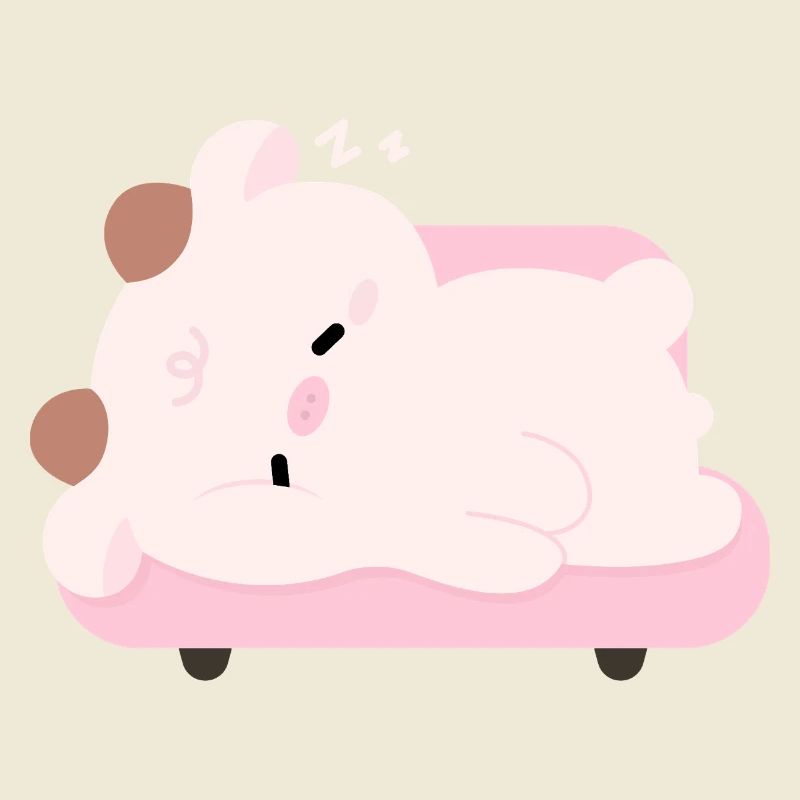 Vache fatiguée