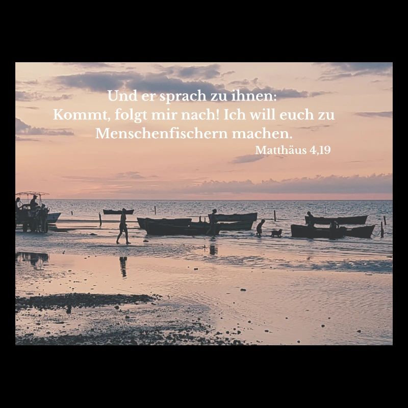 Berufung am Strand: Menschenfischer