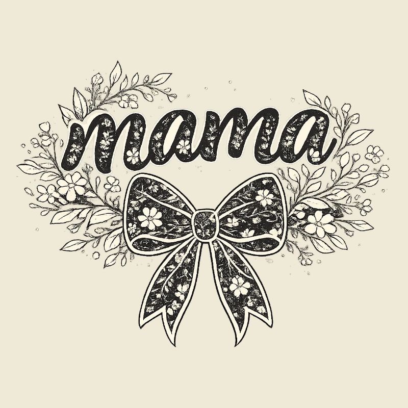 Mama-Geschenk: Retro-Mama-Visualisierung