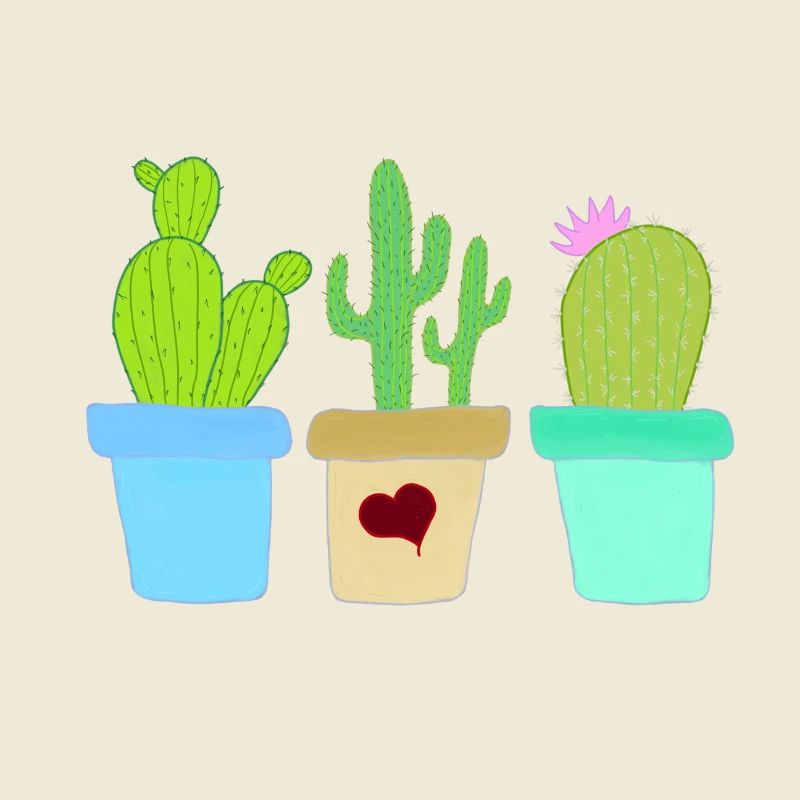 Trois cactus
