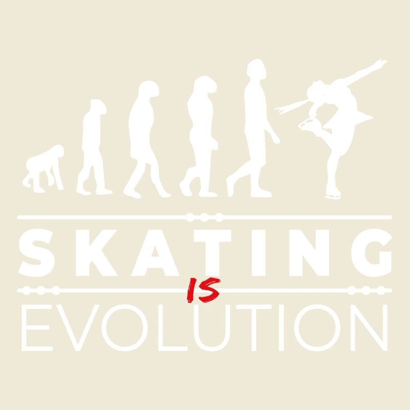 Skating is evolution - Message Humor Parody