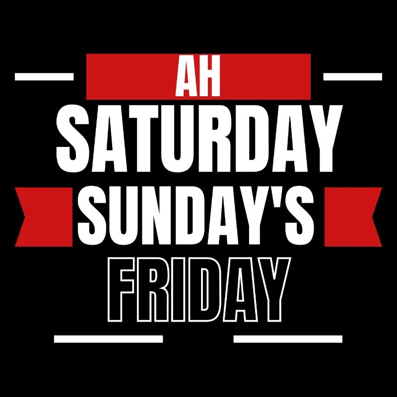Ah Weekend Days Mashup Tee
