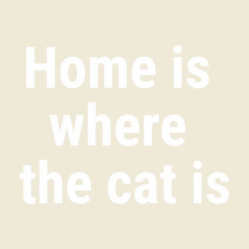 La maison, c’est là où le chat est blanc