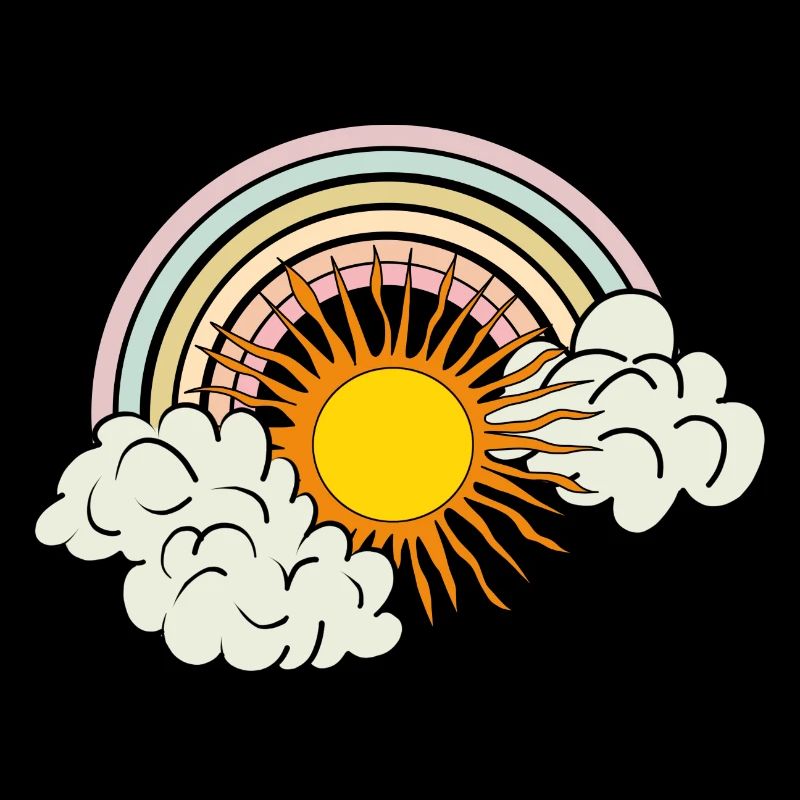 sonne wolken regenbogen