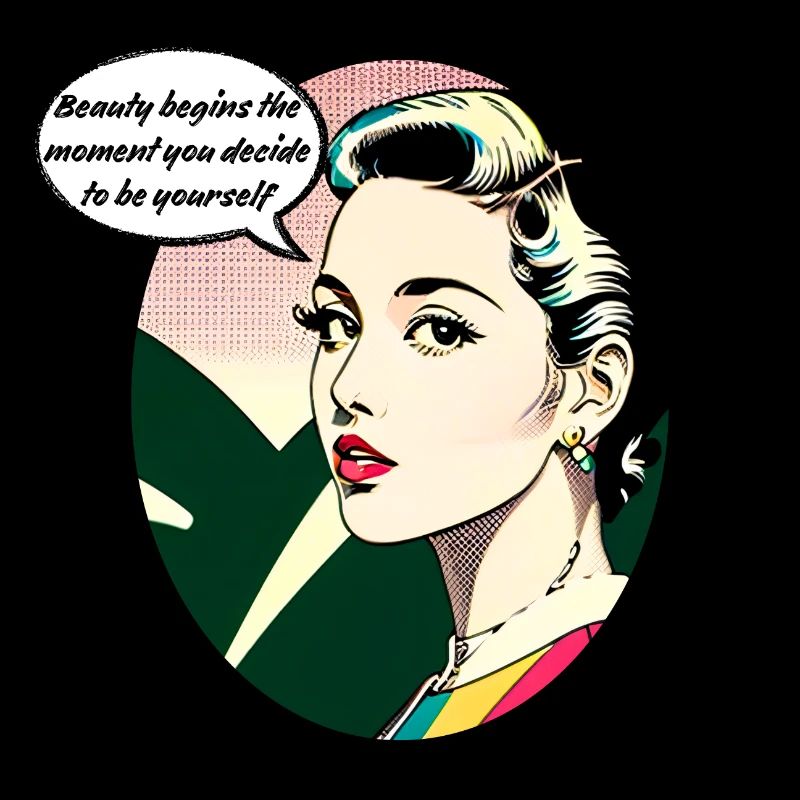 La beauté commence au moment où vous décidez d’être vous-même