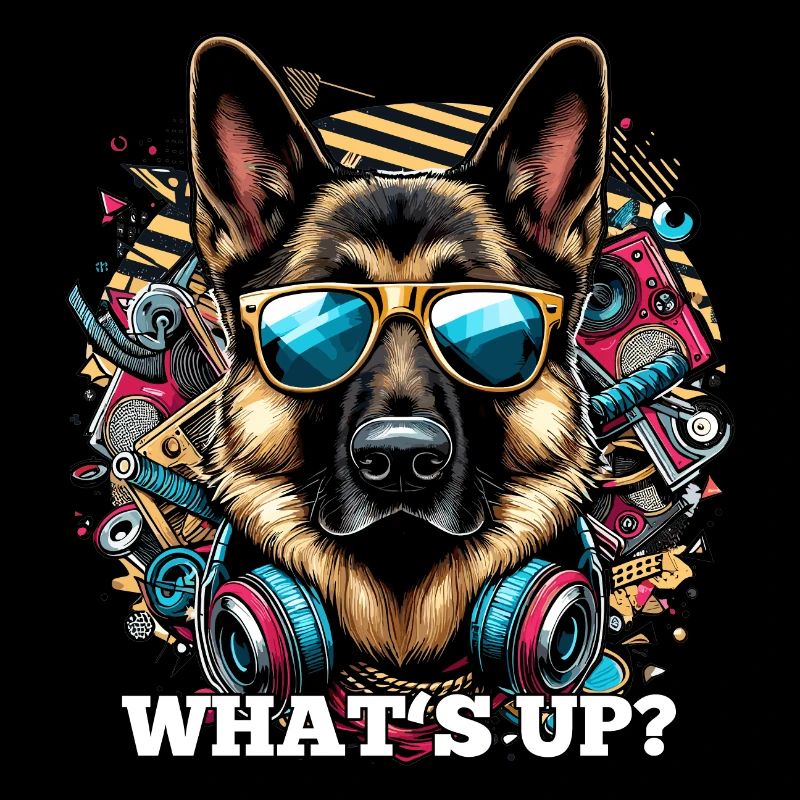 What's going on? German Shepherd Dog Sunglasses