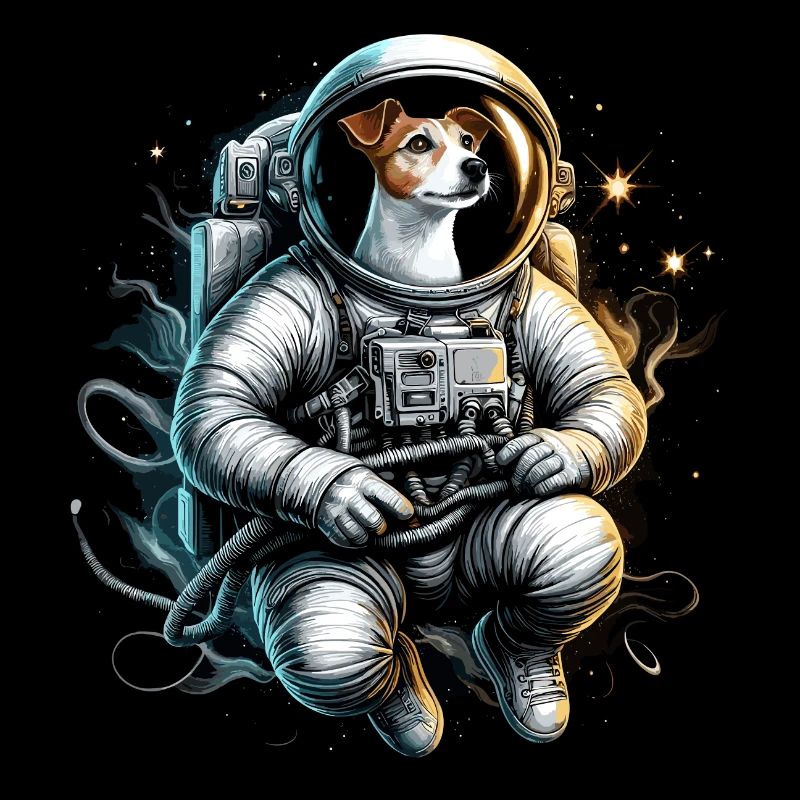 Astronaut Jack Russell Terrier Geschenk