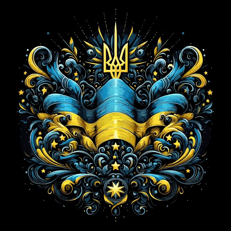 Ukraine Drapeau ukrainien Drapeau Liberté
