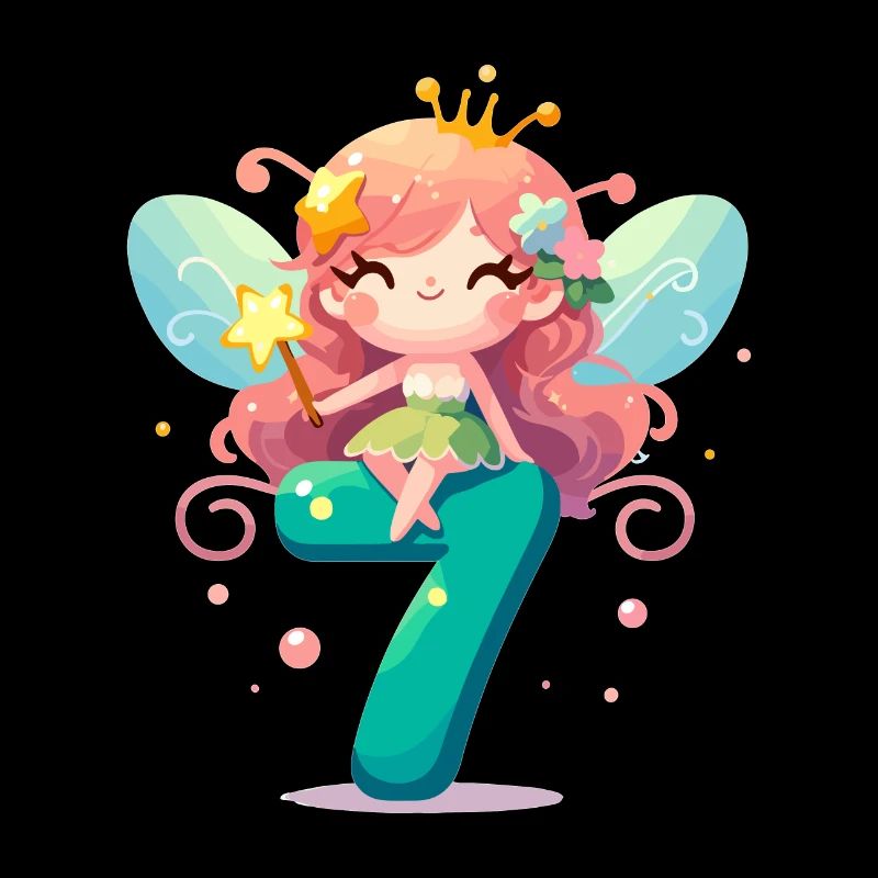 7 Jahre Fee Elfe Geburtstag Geschenk