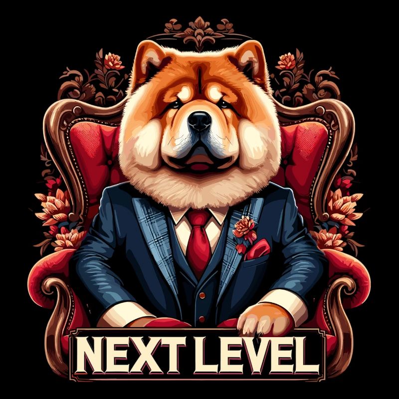 Chow Chow Next Level Königssessel Hund Geschenk