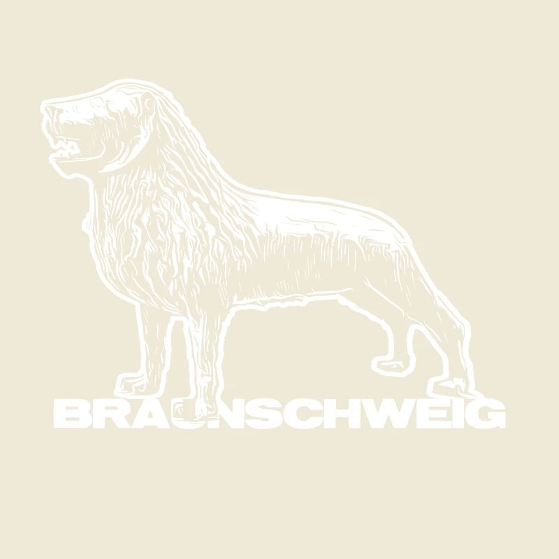 Braunschweiger Löwe T-Shirt Sticker Geschenkidee