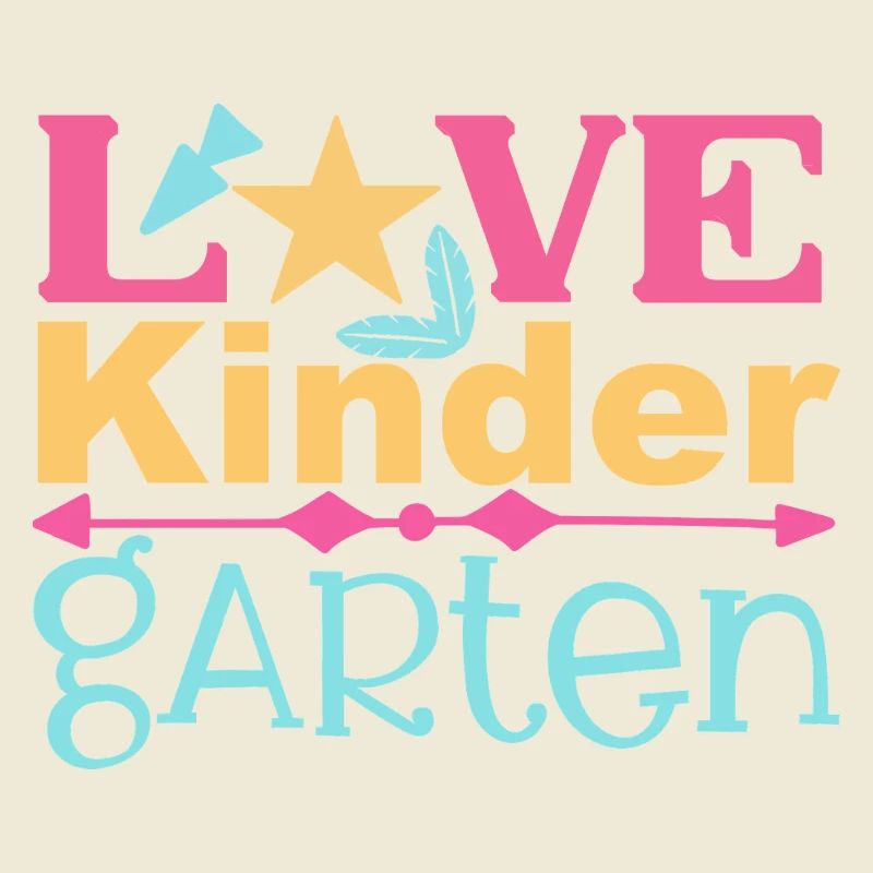 Jardin d’enfants de l’amour - Étoile et flèche