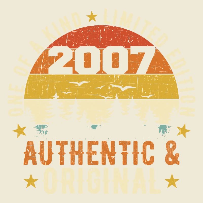 Original 2007 authentisches 2007 Geburtstagsgeschenk
