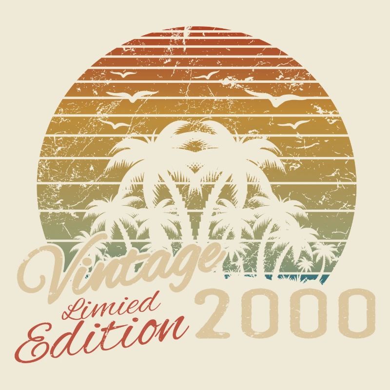 Vintage 2000 Anniversaire Cadeau 2000 Rétro 2000