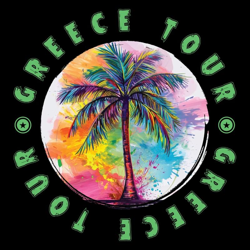 Grèce Tour vacances Plame coloré