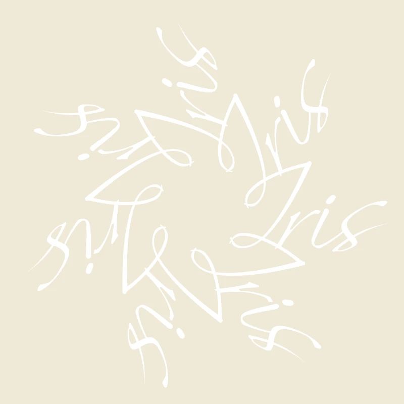 Iris Name Name Mandala