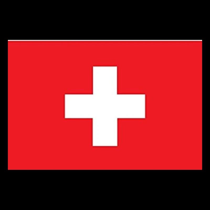 Minimalistische Schweizer Flagge
