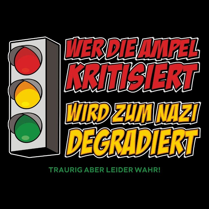 Who criticizes the traffic light