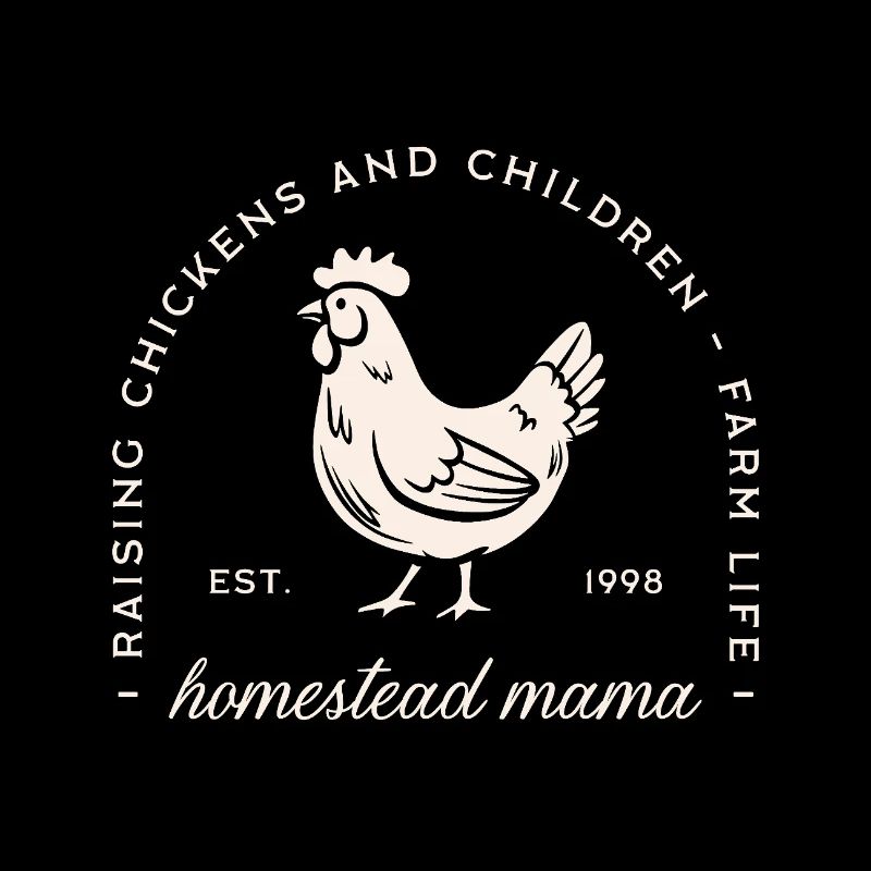Gehöft Mutter Mutter lustiges Huhn Bauernhof Tier