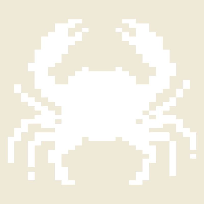 Pixel crab design