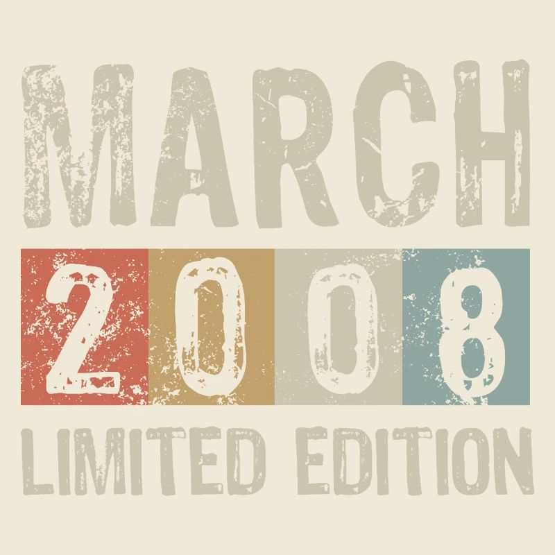 Limited Edition March 2008 Geburtstag Geschenk