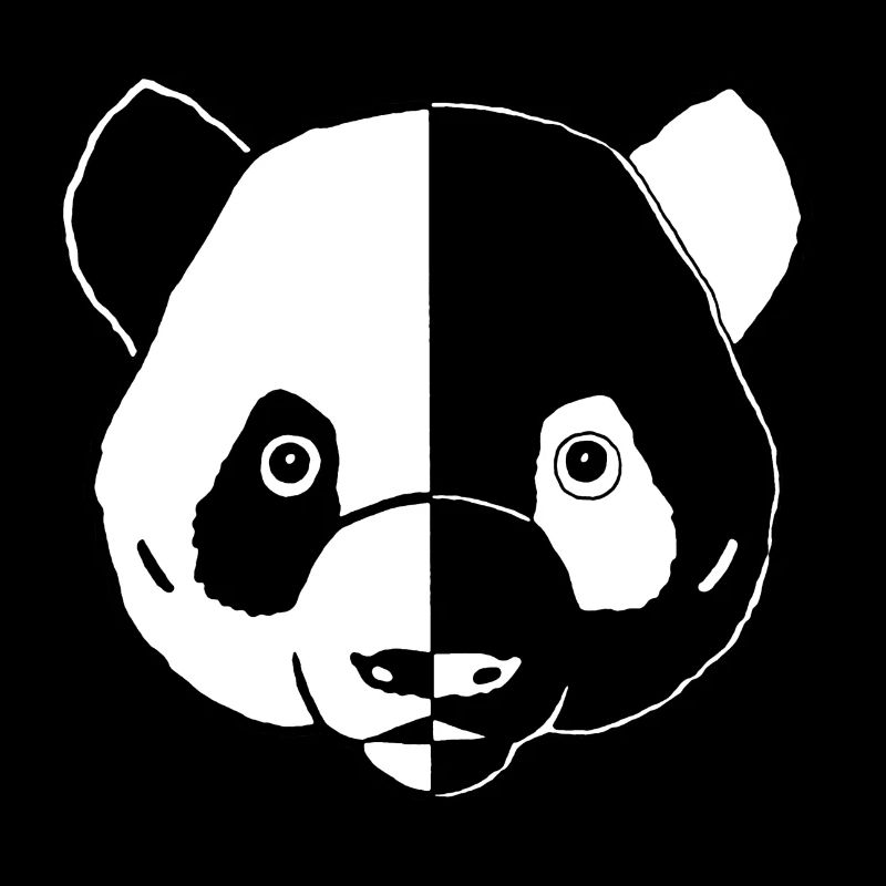 Yin und Yang Panda