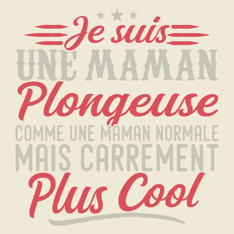 Ich bin eine tauchende Mutter, ausgesprochen cool