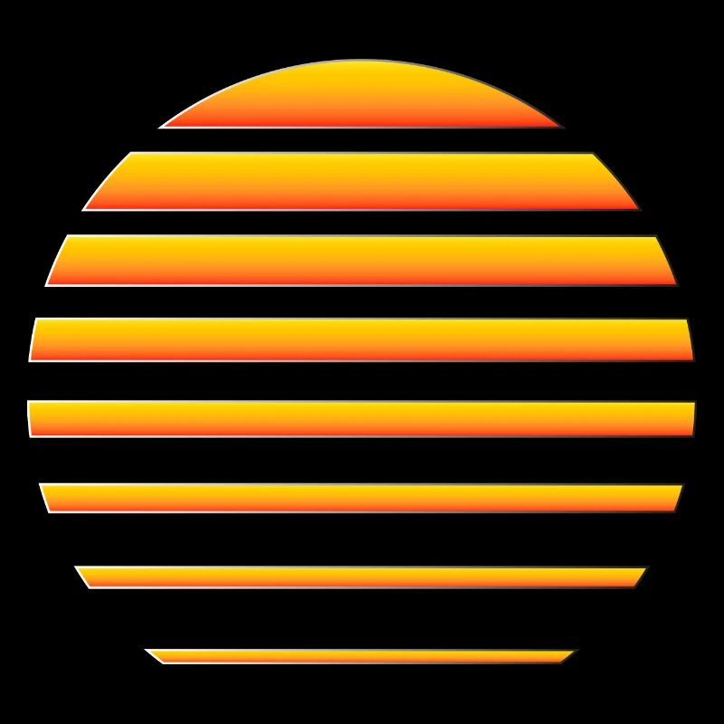 Sun sunrise sunset retro