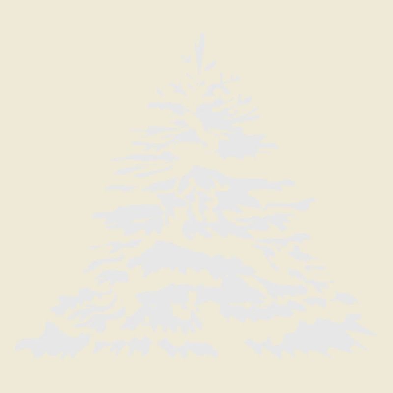 schneebedeckter Christbaum oder Tannenbaum