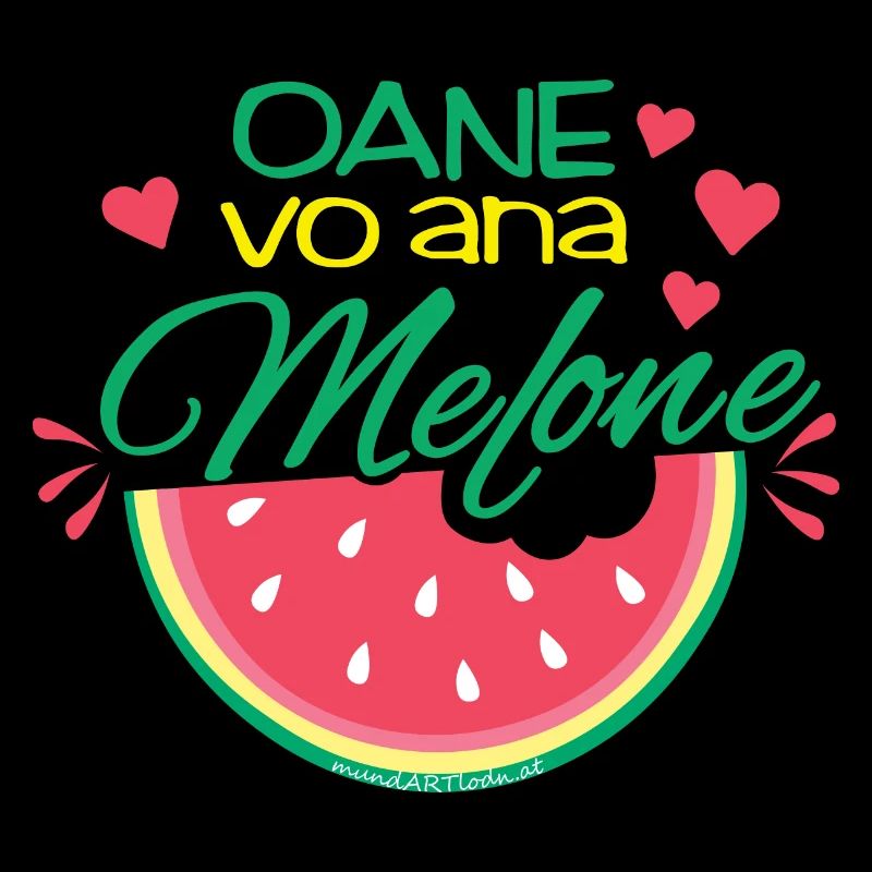 oane vo ana Melone - eine von einer Melone