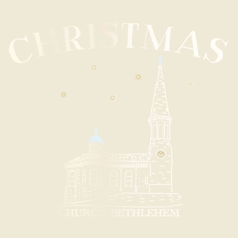 Dessin de l’église de Noël de Bethléem