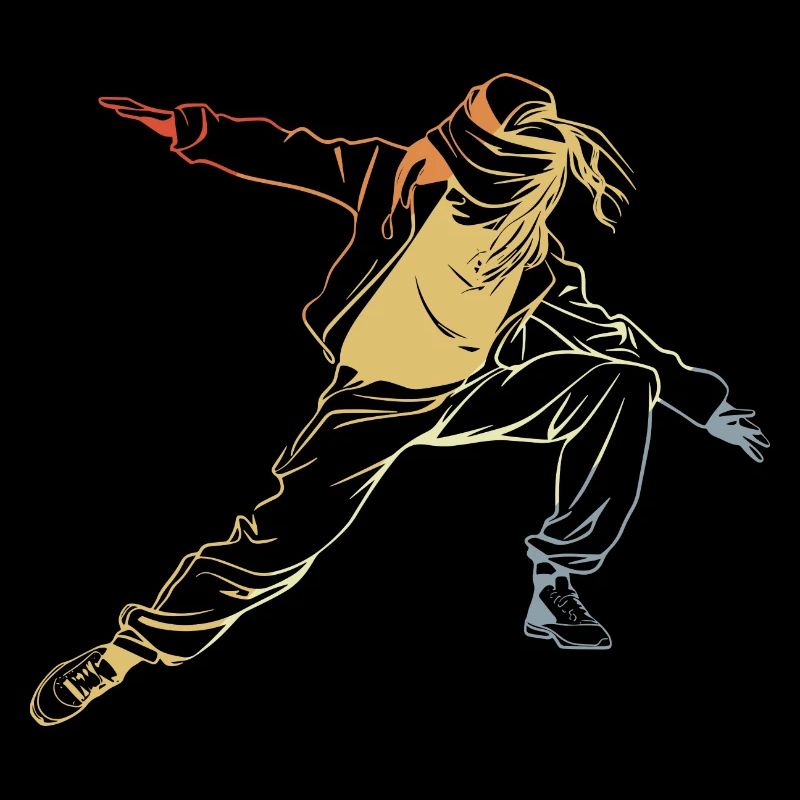Vintage Breakdancerin