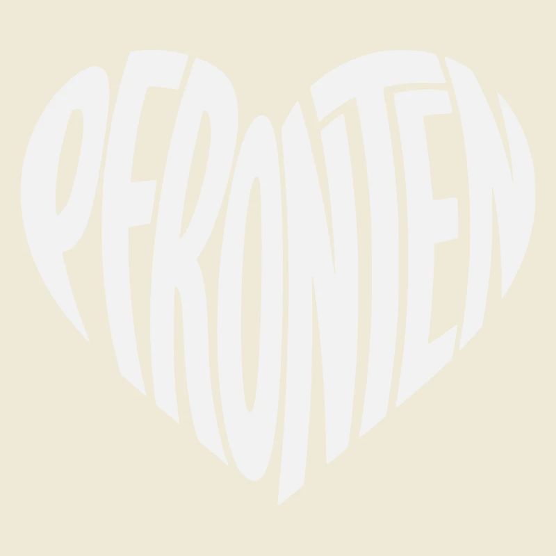 Pfronten Allgäu Herzform Typo