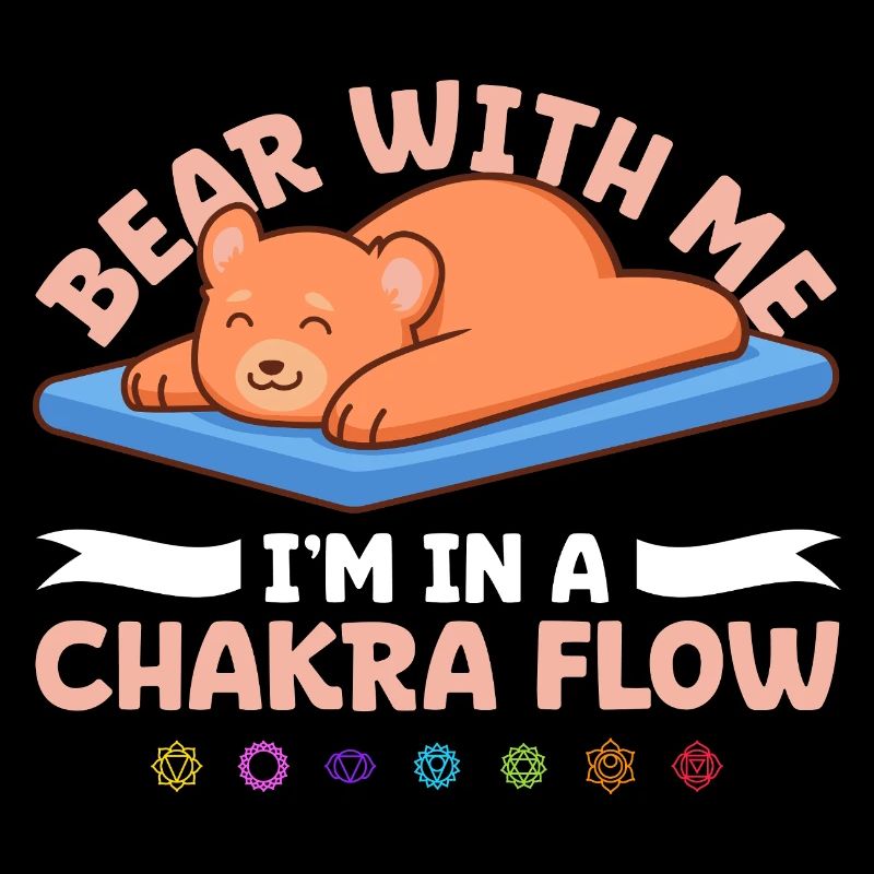 Chakra Humor - Bear in the Energy Flow