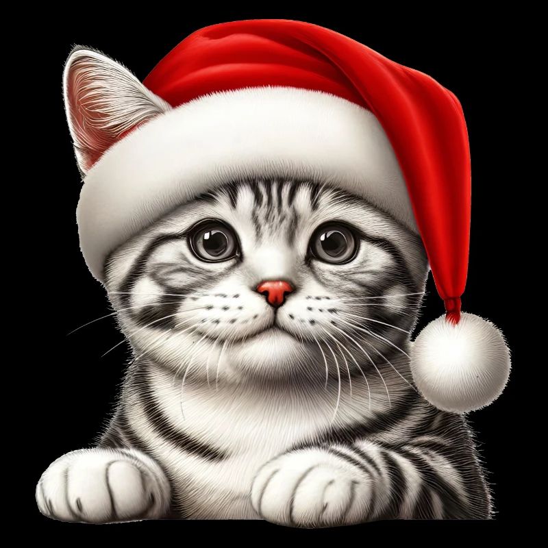 de réveillon de Noël chat