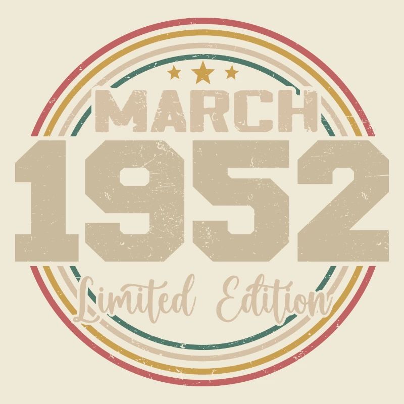 Awesome Since March 1952 Birthday 1952 Gift