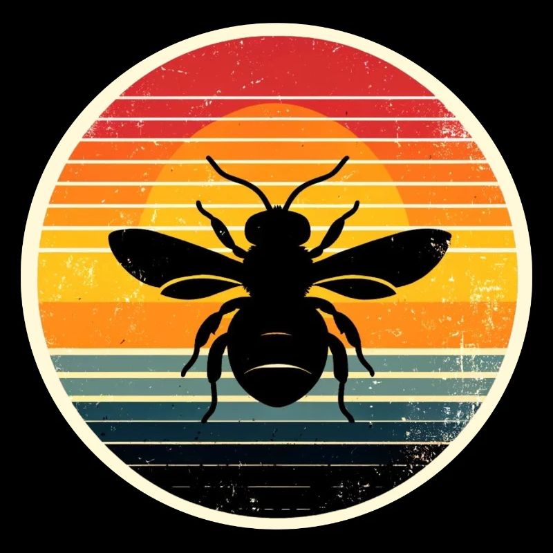 Abeille Apiculteur Rétro
