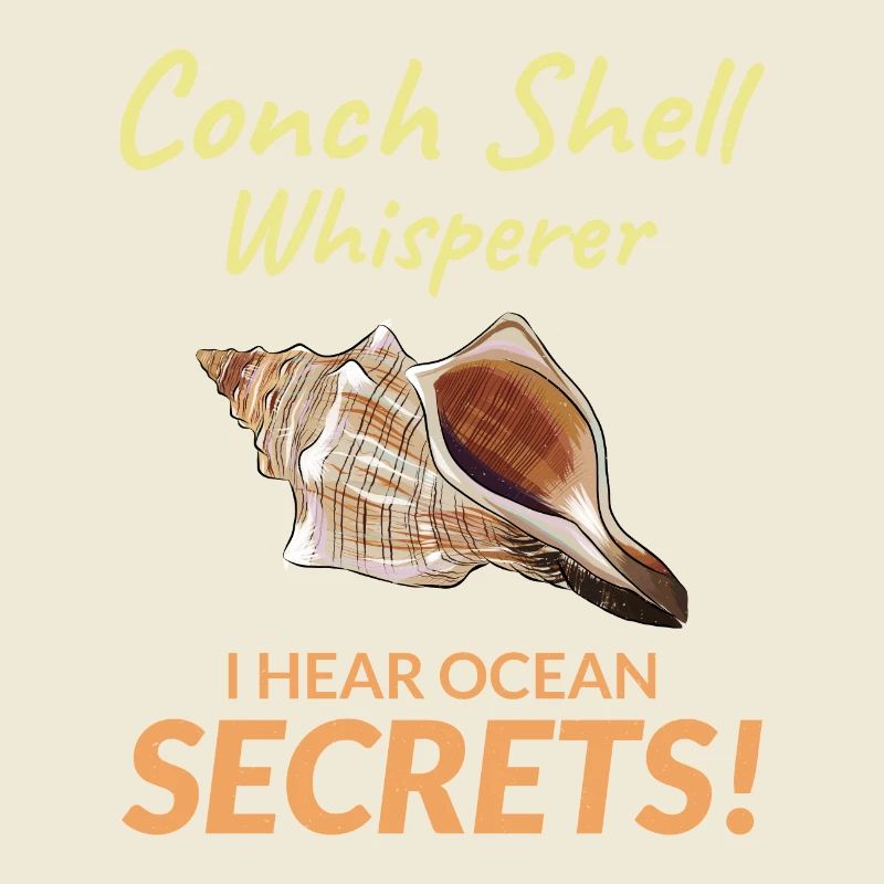 Conch Seashells Collector Beachcomber Sea Shell