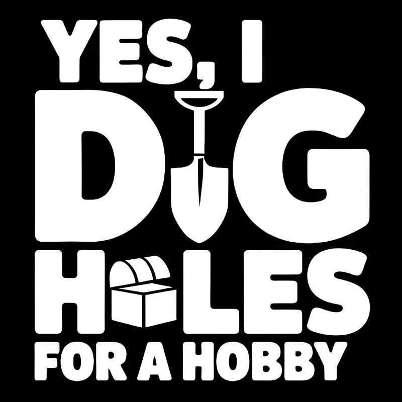 Metal Detector Holes Digging Hobby Treasure Hunter