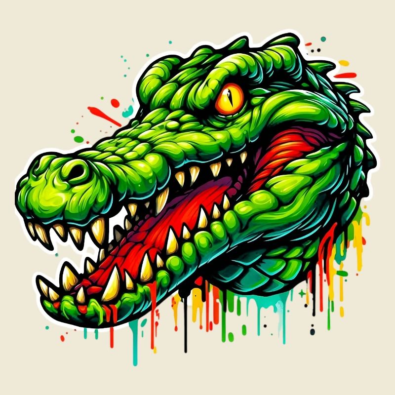 Alligator-Krokodil