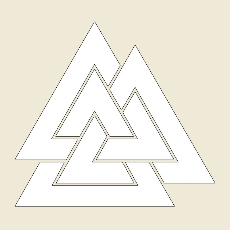 Anidamiento triangular geométrico