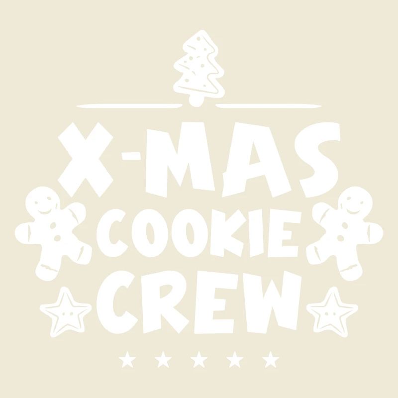 Équipe de cuisson des biscuits de Noël
