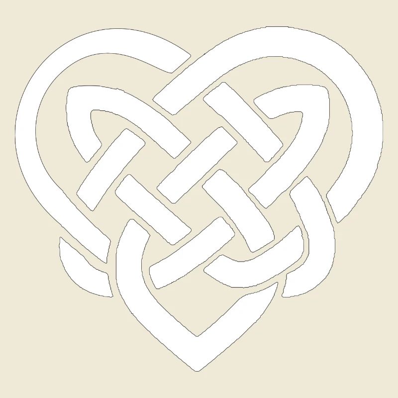 Keltisches Knotenherz-Emblem