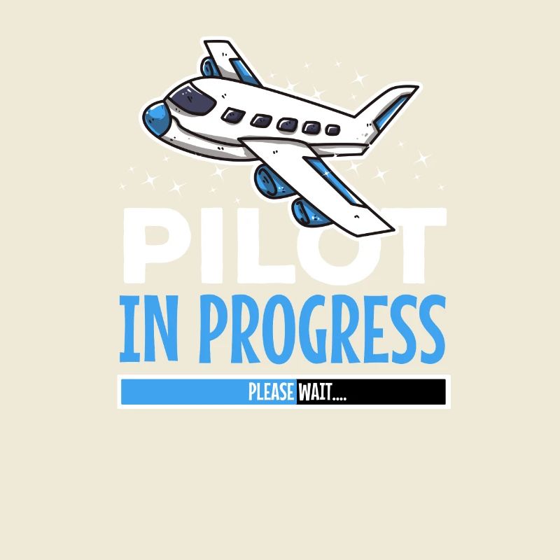 Gift for Student Pilot – Pilot in Progress Motif