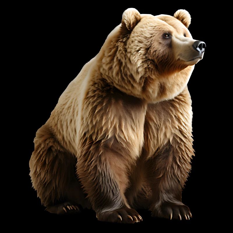 Brown bears are omnivores