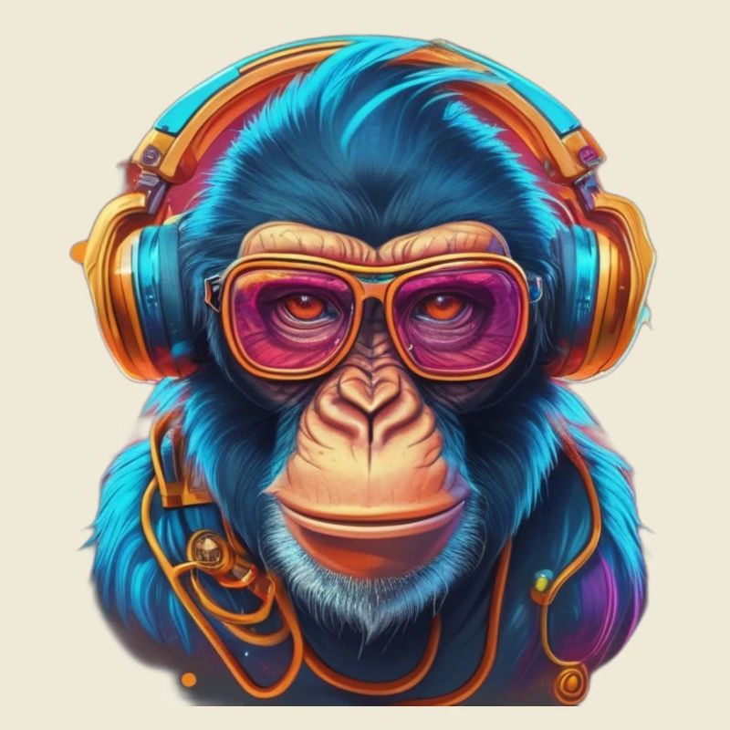 Cooler Affe